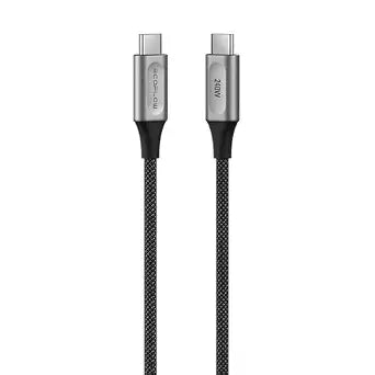 EF ECOFLOW Rapid Pro USB-C to USB-C Cable (240W, Nylon), 240W Dual USB-C Charging, 6 ft.Type C Charger