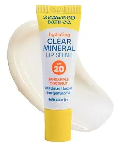 Seaweed Bath Co. Hydrating Clear Mineral Lip Shine, 0.28 oz