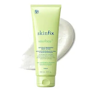 Skinfix Glycolic Renewing Scrub - 8 oz - Dual-Action Exfoliating Body Treatment with Lactic Acid - Smooths Rough Patches, Removes Flakes & Improves Skin Texture - Vegan, Cruelty Free
