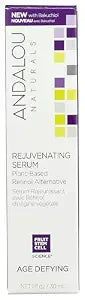 Andalou Naturals Bakuchiol Serum, Plant Based Retinol Alternative, 1 oz