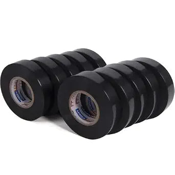 ADHES Professional Electrical Tape Black, 3/4 inch x 66 feet