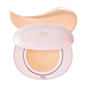 milktouch Cushion Foundation, 24H Flawless Skin, Radiant Shine, No Oxidation, Long-Lasting, Non-Creasing, 60% Hydrating Skincare Infused Korean (21N Natural Beige)