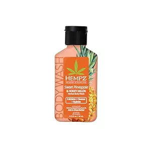 Hempz New Mini Body Wash, Sweet Pineapple & Honey Melon, 2.25 oz.