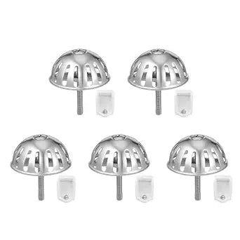 5-Pack Urinal Strainer Bathroom Urinal Drain Cover Universal Filter and Stopper for Toilets Bathrooms and Commercial Restrooms Easy Install Helps Prevent Clogs