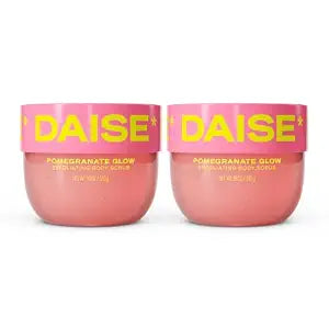 DAISE Exfoliating Body Scrub in Pomegranate Glow, 18 OZ / 510 g (Pack of 2)