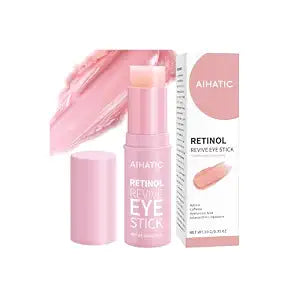 Retinol Eye Cream Balm Stick, Under Eye Cream with Caffeine & Hyaluronic Acid, Hydrates & Smooths for Fine Lines, Puffiness & Dark Circles, Moisturizing Eye Treatment, 0.35 oz/10g