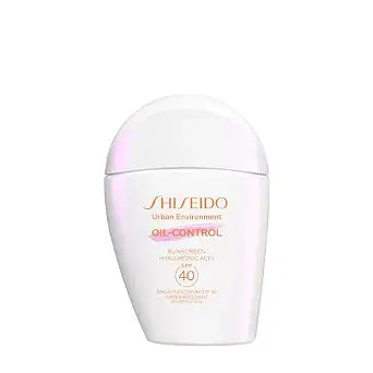 Shiseido Urban Environment Oil-Control Sunscreen - Protects, Hydrates, Mattifies & Works as Face Primer