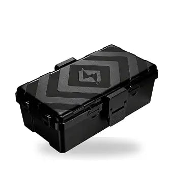 Medium Outdoor Electrical Box, IP54 Waterproof Extension Cord Cover (10.3 x5.9 x 3.7 in) Weatherproof Outdoor Outlet Box for Holiday Lights, Pool Pump, EV Charger (Black, Medium)