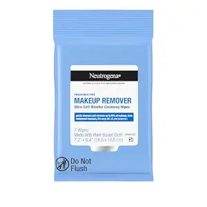 Neutrogena Fragrance-Free Makeup Remover Wipes, Micellar Water Wipes, 7 Ct