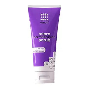 TOUCH Microdermabrasion Facial Scrub with Exfoliating Crystals, 4 oz