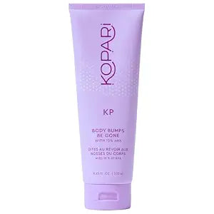 Kopari KP Body Bumps Be Gone Exfoliating Body Scrub with 10% AHA, to Smooth Skin, Reduce Bumps, Decongest Pores, Clarifying, Gently Exfoliate & Wash | 8.45 fl oz Tube