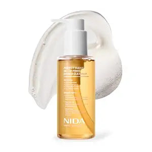 NIDA Perfect Clear��� Oil-To-Foam Double Cleanser | Jojoba Oil, Tea Tree Oil, Rice Extract | Good for Daily Impurities, Excess Sebum, Pore Cleaning, Blackheads, Dirt and Pollutants | 4.90 fl. oz., 145ml