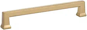 Emtek Alexander Pull Available in 7 Sizes and 6 Finishes - 86426US4 - (Center to Center 6") - Satin Brass (US4)