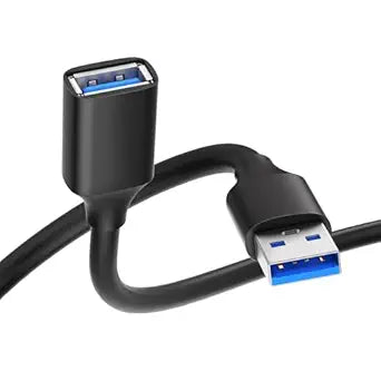 USB 3.0 Extension Cable 1.6FT, Short USB Extender Male to Female 1Pack