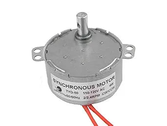 CHANCS TYD-50 Synchronous Motor 110V AC 2-2.4RPM CW/CCW 4W Electric Motor for Rotisserie Grill