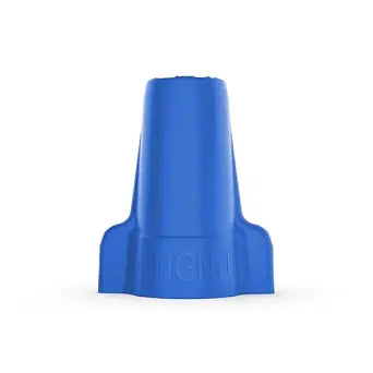 Ideal Electrical 30-454P Wing-Nut Wire Connector, Model 454 Blue, (25/Bag), Large
