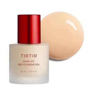 TIRTIR Mask Fit Red Foundation���������Long Lasting Flawless Coverage, Energy Essence, Lightweight, Hydrating, Pore-Blurring, Breathable Satin Finish, Makeup, Radiant Skin