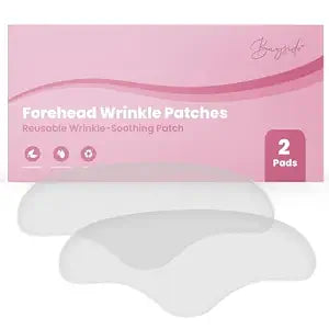 Forehead Wrinkle Patches | Non-Invasive Reusable Skin Care Solution | Fine Lines and Wrinkles Smoothing | Pairs with Eye Patches and Face Tape | Long-Lasting Skin Pads for a Smoother Look | Pack of 2