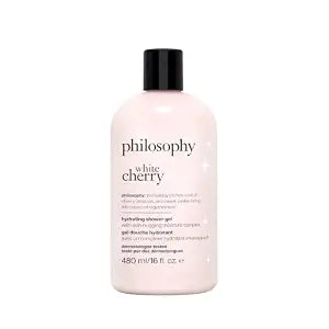 philosophy 16oz White Cherry Shower Gel Limited Edition Deco