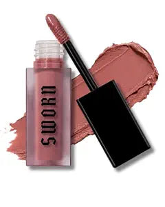 Sworn Beauty Long Lasting Matte Liquid Lipstick, Lovers Mauve, High Pigment (Single SWORN Lipstick)