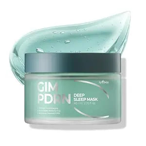 IsNtree Gim PDRN Deep Sleep Mask 80ml, 2.7 fl oz | Korean SEAWEED Skincare Sleeping Mask gel | Night Cream | Facial Mask | Overnight Gel mask for Hydration & Skin Bounce