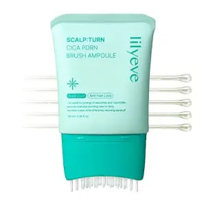 lilyeve SCALPTURN Cica PDRN Scalp Serum with Built-In Brush, 3.38 fl oz