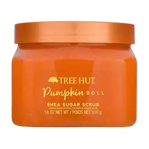 Tree Hut Pumpkin Roll Body Scrub, Fall Scented Body Care, 18 Oz