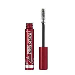 Rimmel London Wonder'Volume Thrill Seeker, 001 Extreme Black, Mascara, Bold Volume, Lengthening, Weightless Feel, Doesn't Clump, Smudge-Free, 0.30oz