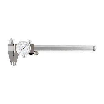 HFS Imperial 0-6 Inch Dial Caliper, 0.001 Inch Accuracy, 4-Way Measuring Tool