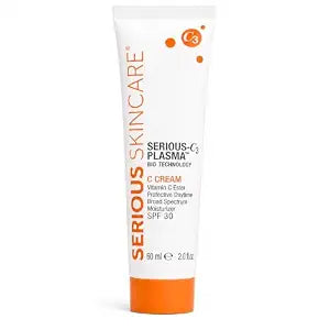 Serious Skincare Vitamin C Cream Daily Facial Moisturizer SPF 30, 2 Fl. Oz.