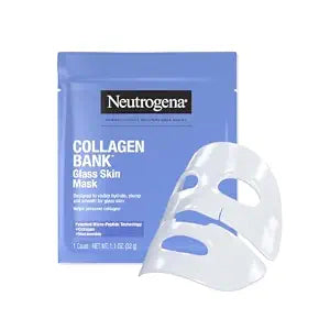 Neutrogena Collagen Bank Glass Skin Hydrogel Face Mask, 1 Ct