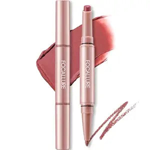 FOCALLURE 2���in���1 Lip Liner & Lipstick, Non���Drying Blur