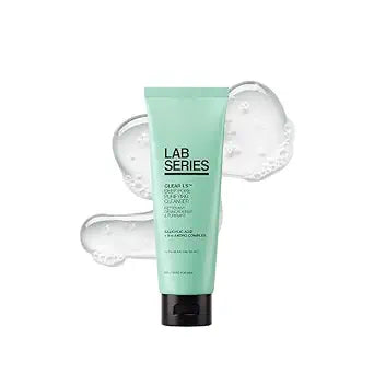 Lab Series Men's Clear LS Deep Pore Purifying Face Wash with Salicylic Acid - Cleanser Suitable for Acne Prone Skin - Skin Care for Men - Dermatologist Tested