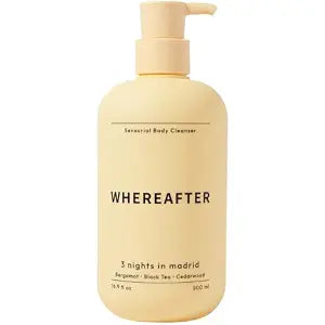 Hydrating Body Wash, Aloe Vera & Chamomile Formula with Skincare Ingredients, For Women & Men, Sulfate & Paraben Free, 16.9 fl oz, 3 nights in madrid - Bergamot, Black Tea, and Cedarwood