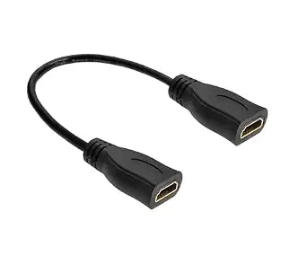 8K HDMI Female to Female Cable, 1FT, high-Speed HDMI Extension Cable, Supports 8K@60HZ, Suitable for Computers High Definition Cable for TV Set-top Box, Female to Female Connector