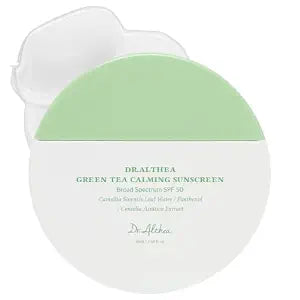Dr.Althea Green Tea Calming Sunscreen SPF 50, Korean Skin Care, 1.69 Fl Oz