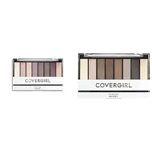 COVERGIRL Trunaked Eyeshadow Palette, Roses 815, 0.23 Ounce and Nudes 805, 0.23 Ounce Eyeshadow Palettes (2-Pack)