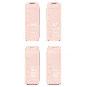 MONDAY Body Wash Moisture Travel Pack -90ML (4 Pack) - Nourishing Ingredients, Shea Butter, Coconut Oil and Grapefruit Extract, Hyrdrate and Replenish Skin