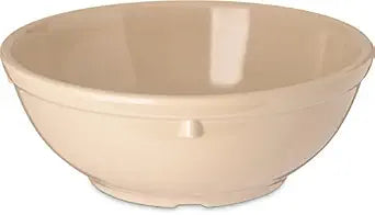 Carlisle FoodService Products Dallas Ware Nappie Bowl, Heavy Duty Melamine Dish for Serving, 16 Oz, 1 Count, Tan