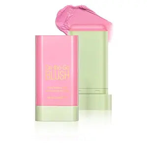 Cream Blush Stick Multi-Use for Cheeks Stick Blush (Shy Pink)