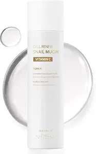 MISSHA Cell Renew Snail Mucin Vitamin C Toner Korean Skincare 5.07 oz