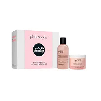 philosophy you're so amazing gift set - 2-pc. amazing grace hydrating shower gel (6oz) & whipped body cr��me (4oz) - moisturizing bath & body duo for women