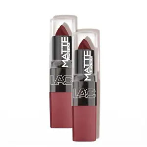 L.A. COLORS Matte Lipstick, Bewitched CML472 (Pack of 2)