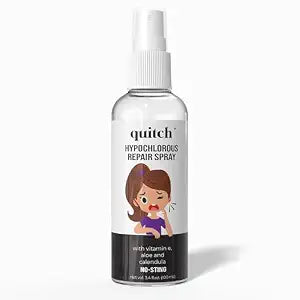 Quitch Piercing Aftercare Spray with Hypochlorous Acid, No Alcohol