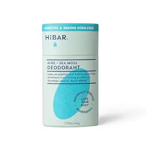 HiBAR - Sea Moss & Aloe Sensitive Deodorant - Plastic-Free - 1 Pack