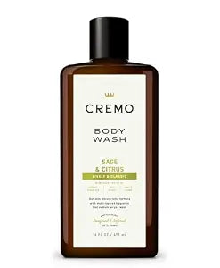 Cremo All Season Body Wash, Sage & Citrus, 16 fl oz (Pack of 2)