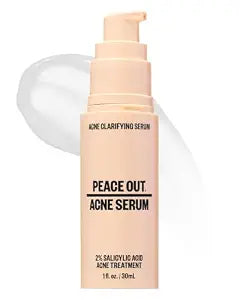 PEACE OUT Acne Face Serum with 2% Salicylic Acid (1 fl oz)