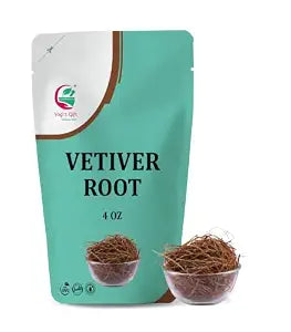 Yogi's Gift® Vetiver Root 4 oz | Pure Aromatic Roots | Product of India