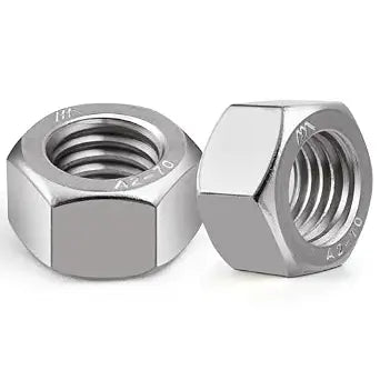 VGBUY 20pcs M12-1.75 Hex Nuts, 304 Stainless Steel 18-8 External Hex nut M12x1.75, Metric Hex Machine Screw Nuts Hardware Nuts (VG01318)