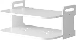 Floating Shelf for TV Components, Wall Mounted Media Console Shelf